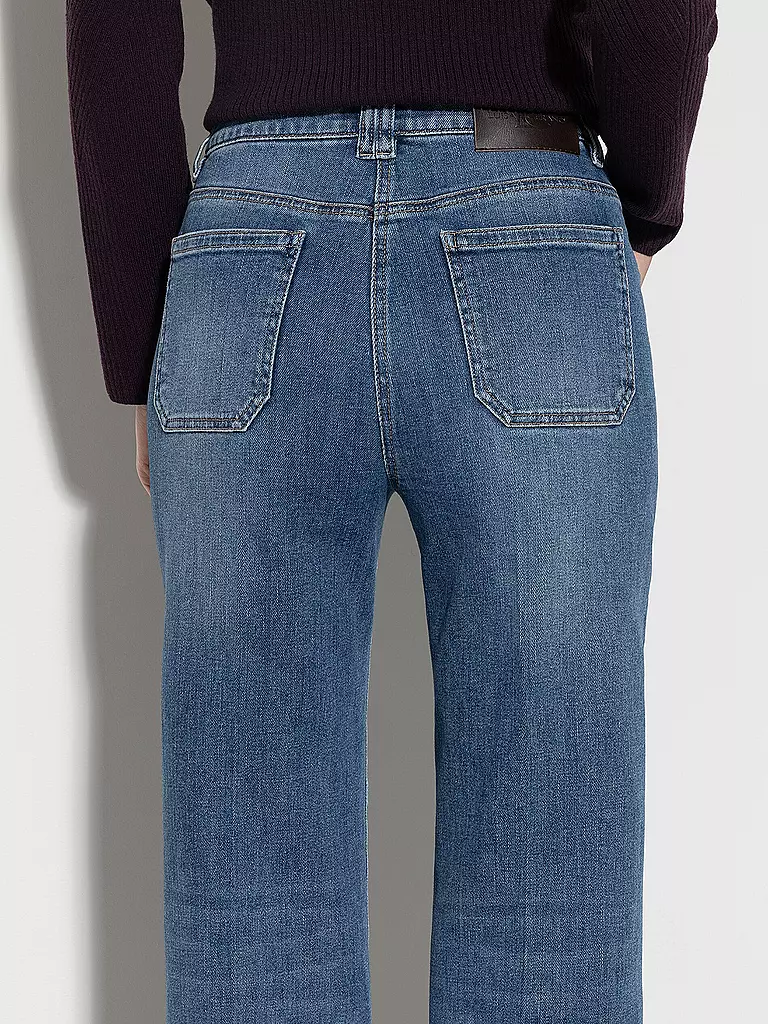 LUISA CERANO | Jeans Wide Leg | blau