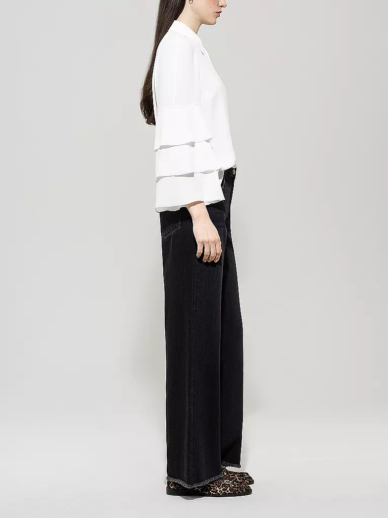 LUISA CERANO | Jeans Wide Leg | schwarz