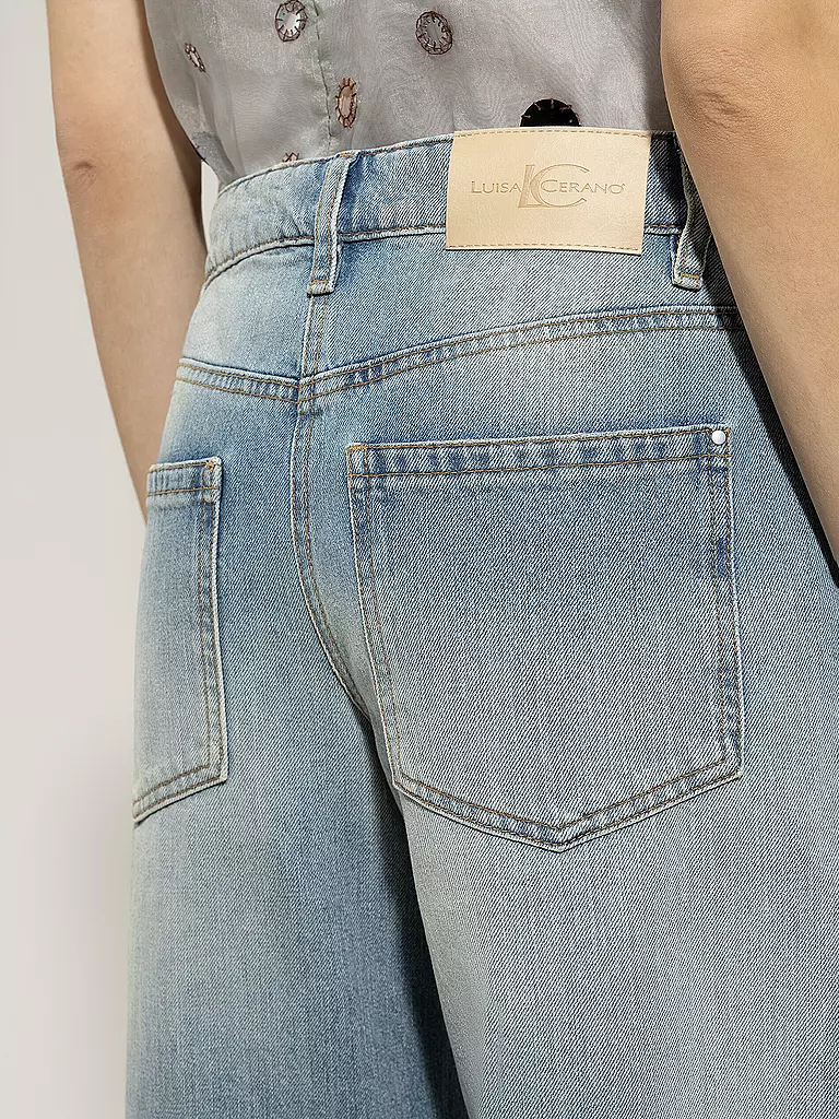LUISA CERANO | Jeans Wide Leg | blau