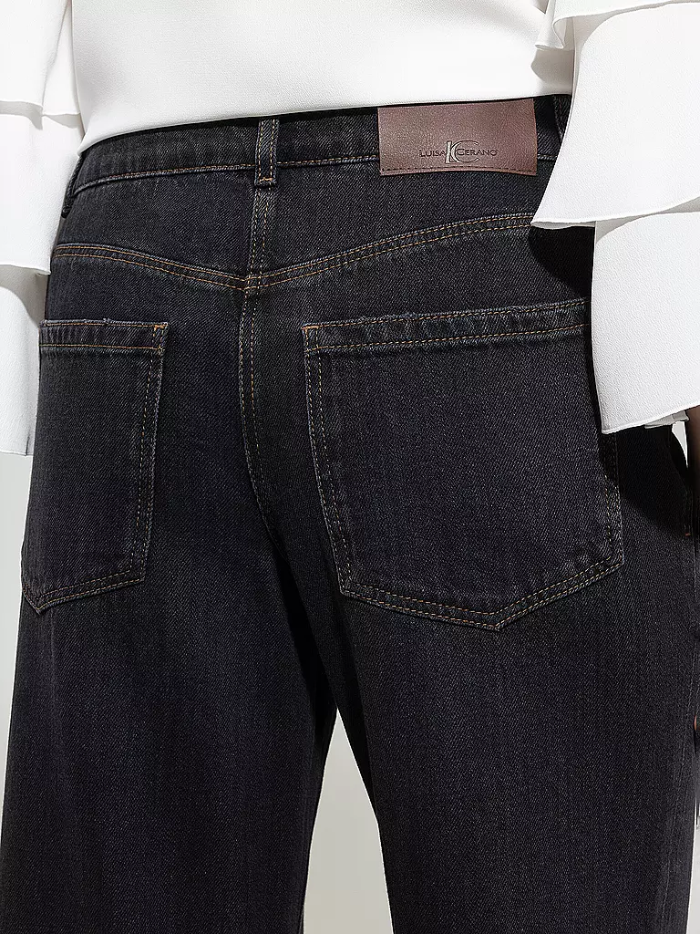 LUISA CERANO | Jeans Wide Leg | schwarz