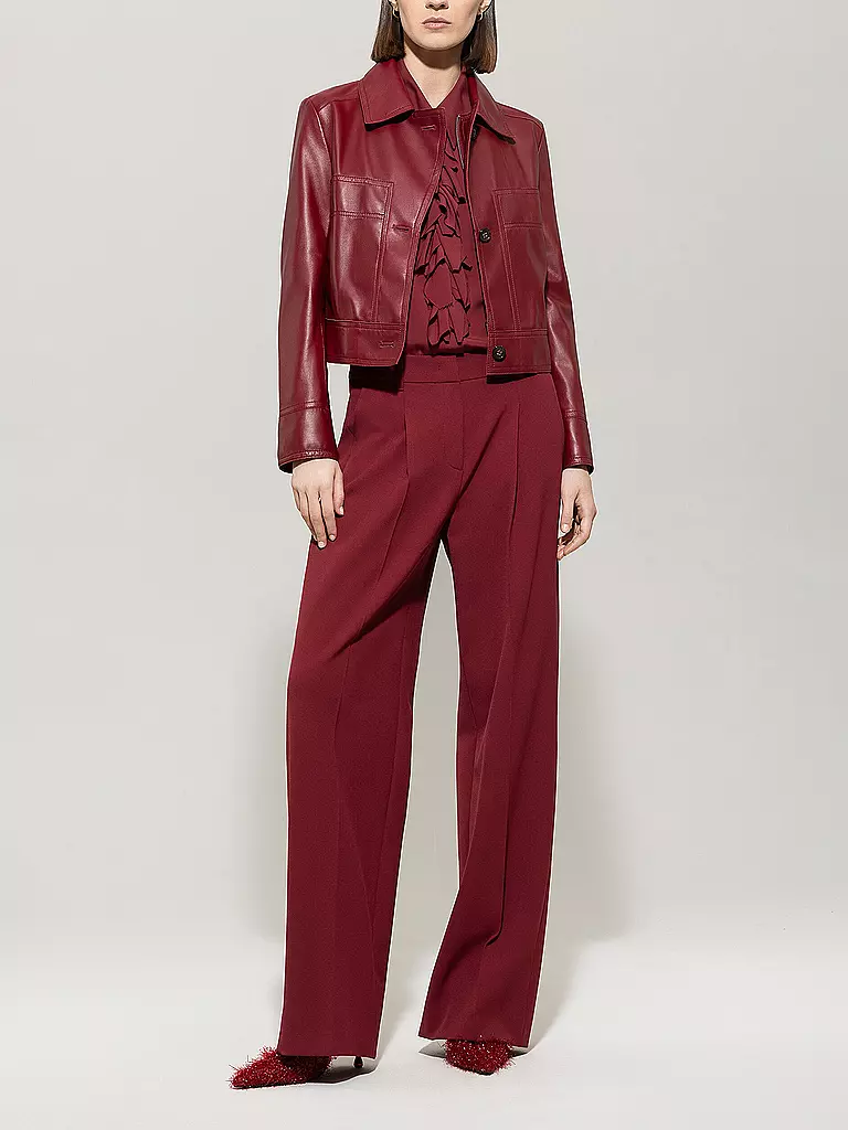LUISA CERANO | Lederjacke  | rot