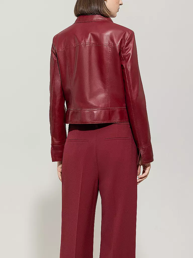 LUISA CERANO | Lederjacke | rot