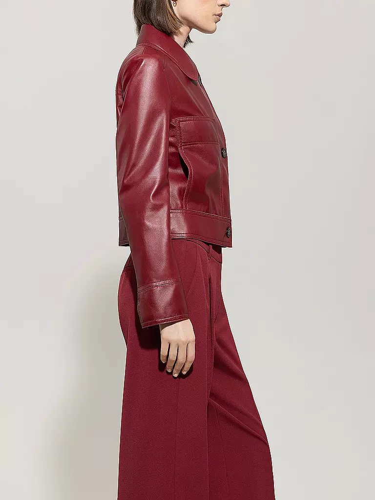 LUISA CERANO | Lederjacke | rot