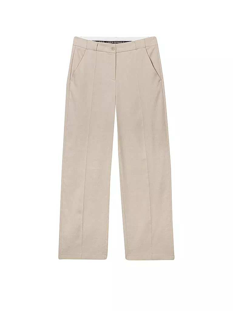 LUISA CERANO | Leinenhose | beige