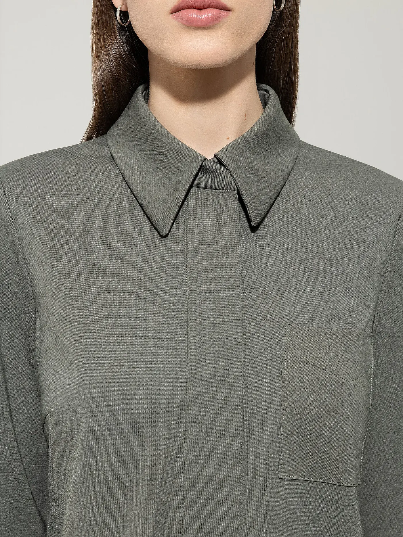 LUISA CERANO | Midikleid  | olive