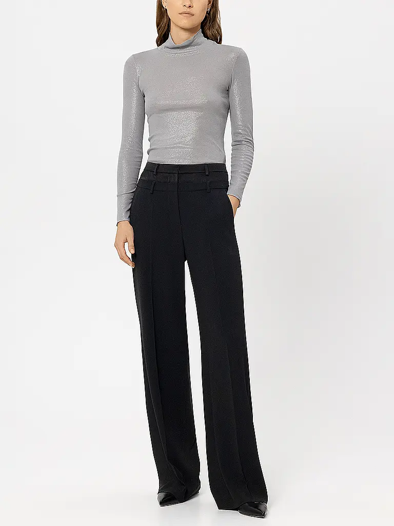 LUISA CERANO | Rollkragenpullover  | Silber