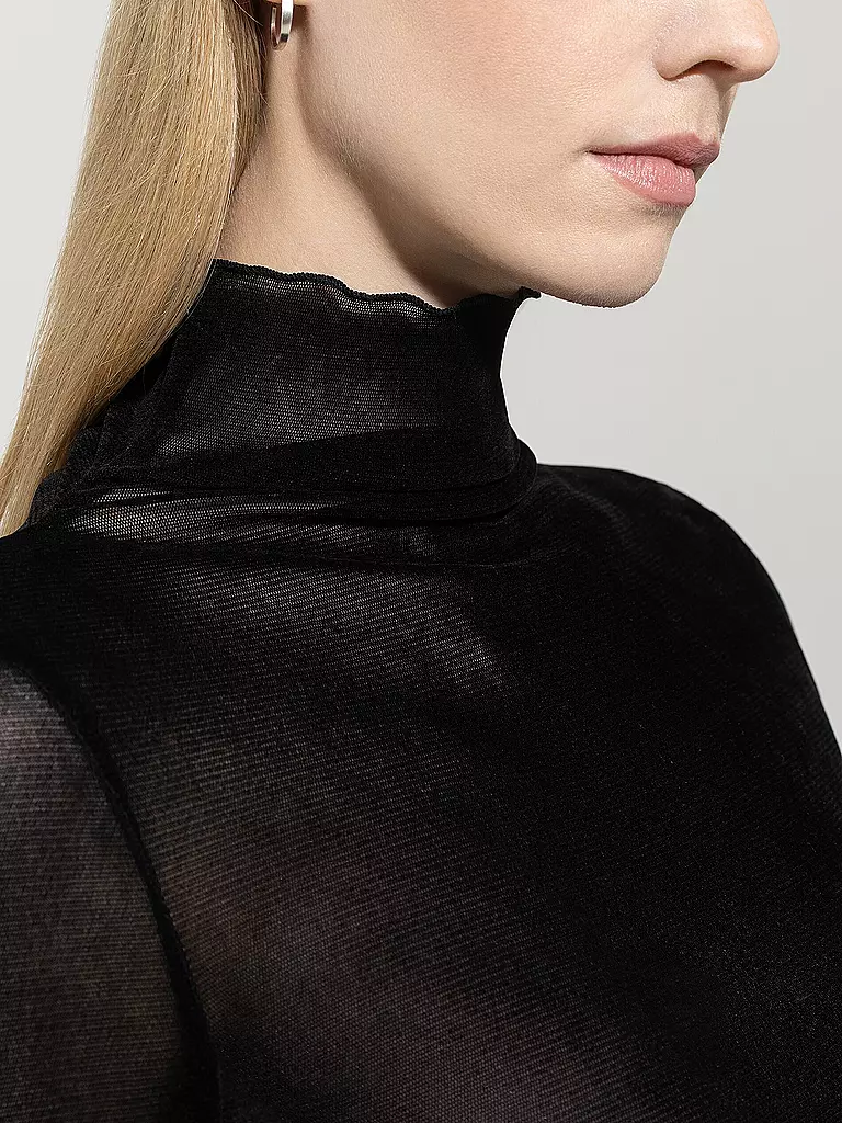 LUISA CERANO | Rollkragenpullover  | schwarz