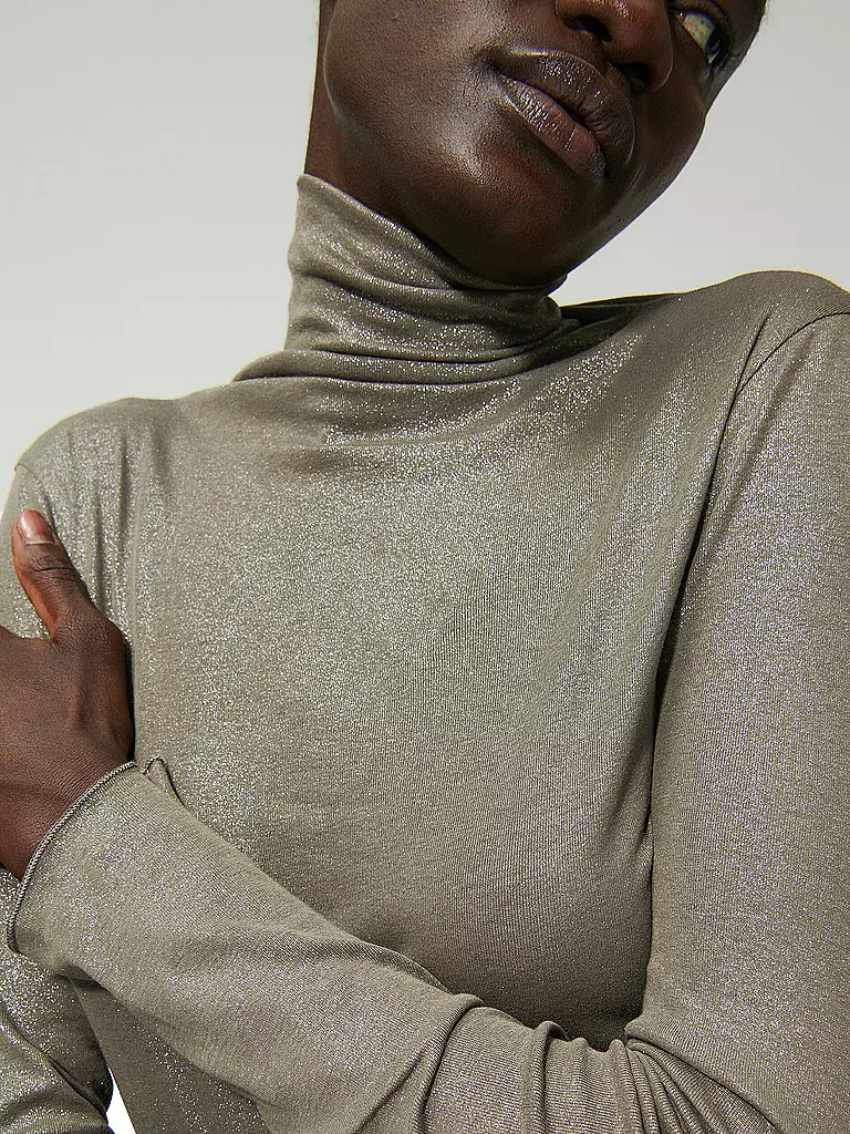 LUISA CERANO | Rollkragenshirt  | grün