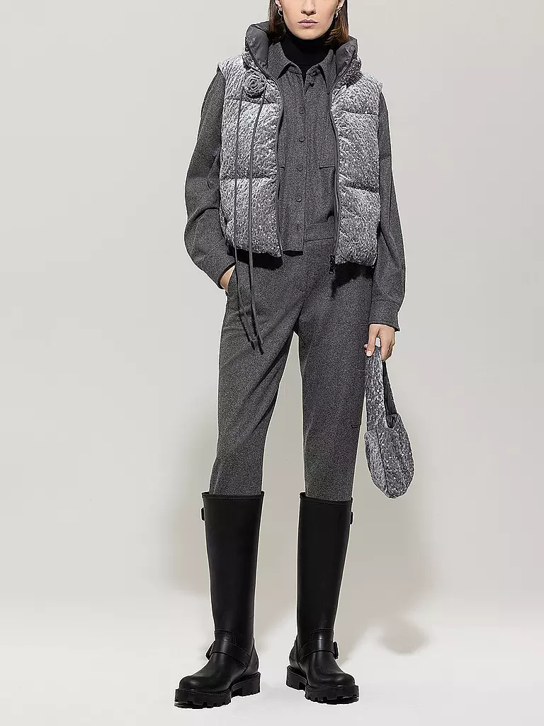 LUISA CERANO | Steppgilet  | hellgrau