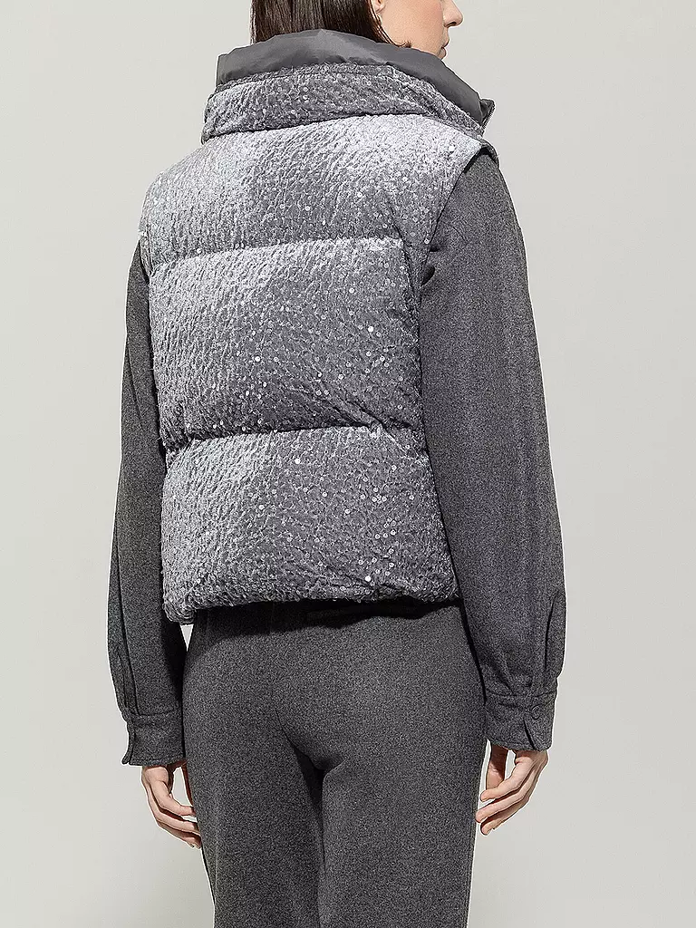 LUISA CERANO | Steppgilet  | hellgrau
