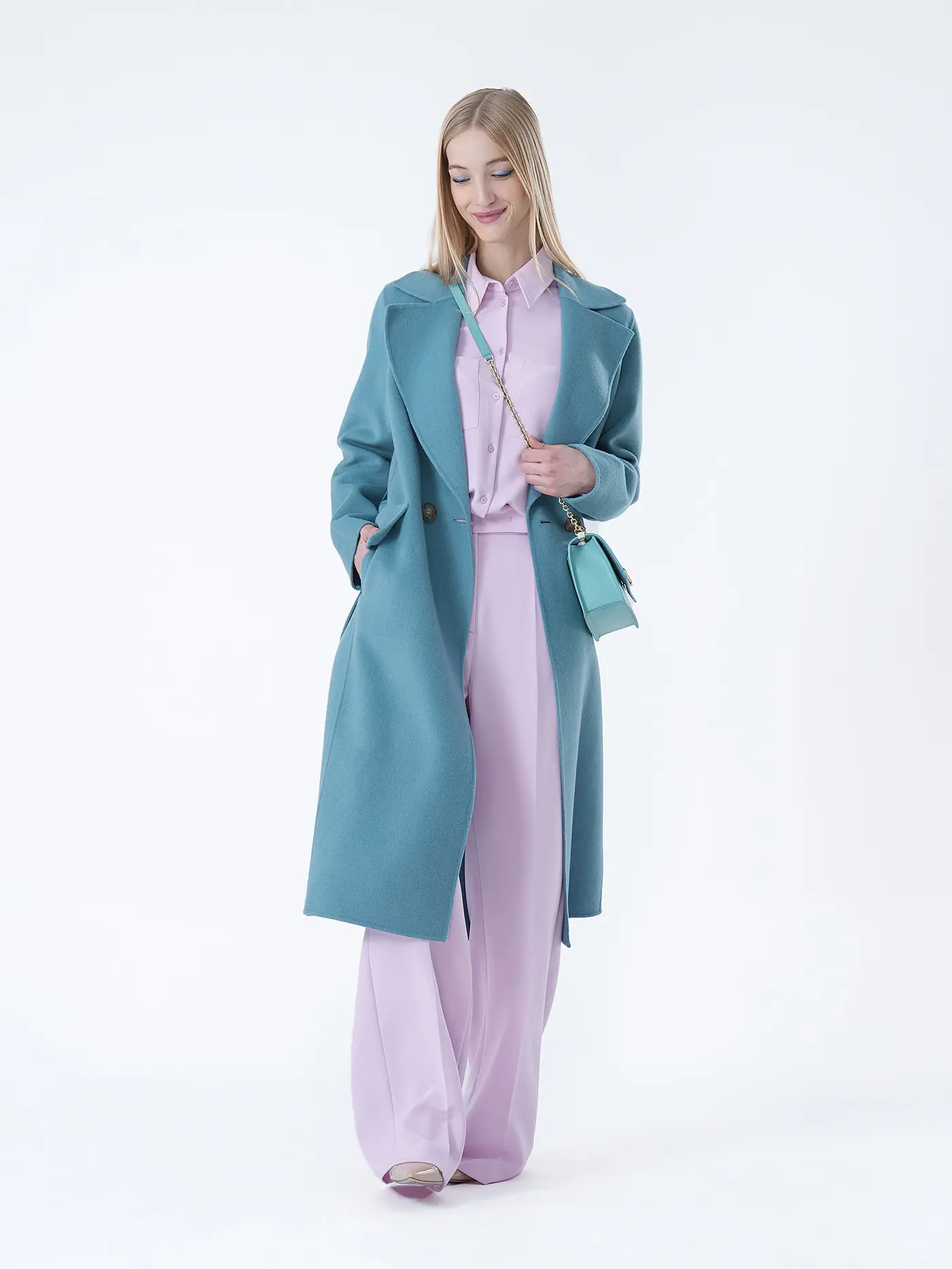 LUISA CERANO | Wollmantel  | blau