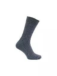 LUISE STEINER | Trachtensocken dunkelgrau | blau