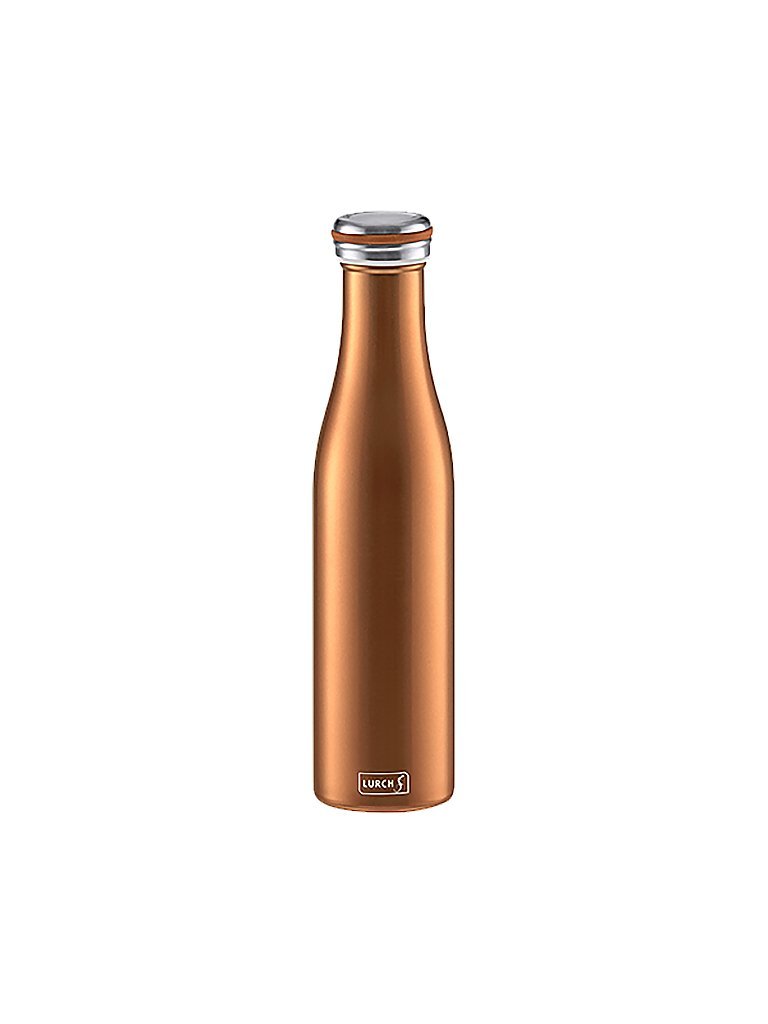 LURCH Isolier-Flasche Edelstahl 0,75l bronze-metallic kupfer