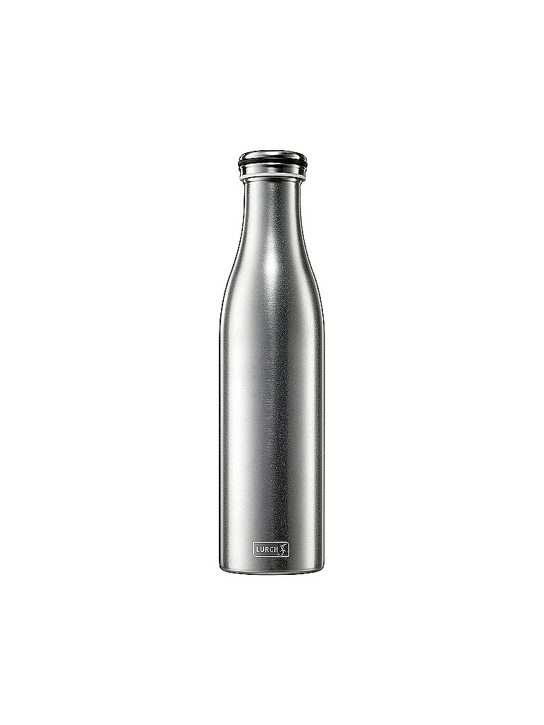 LURCH Isolierflasche - Thermosflasche Edelstahl 0,75l  silber
