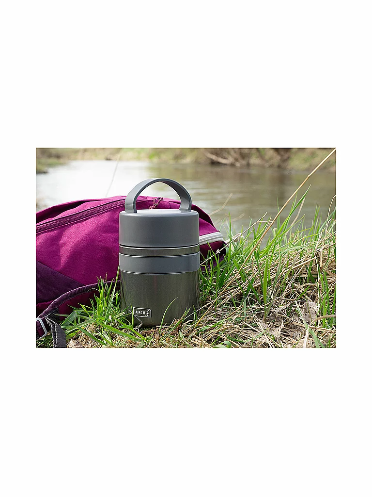LURCH Iso-Pot 2.0 Edelstahl 0,5l Grau Metallic grau