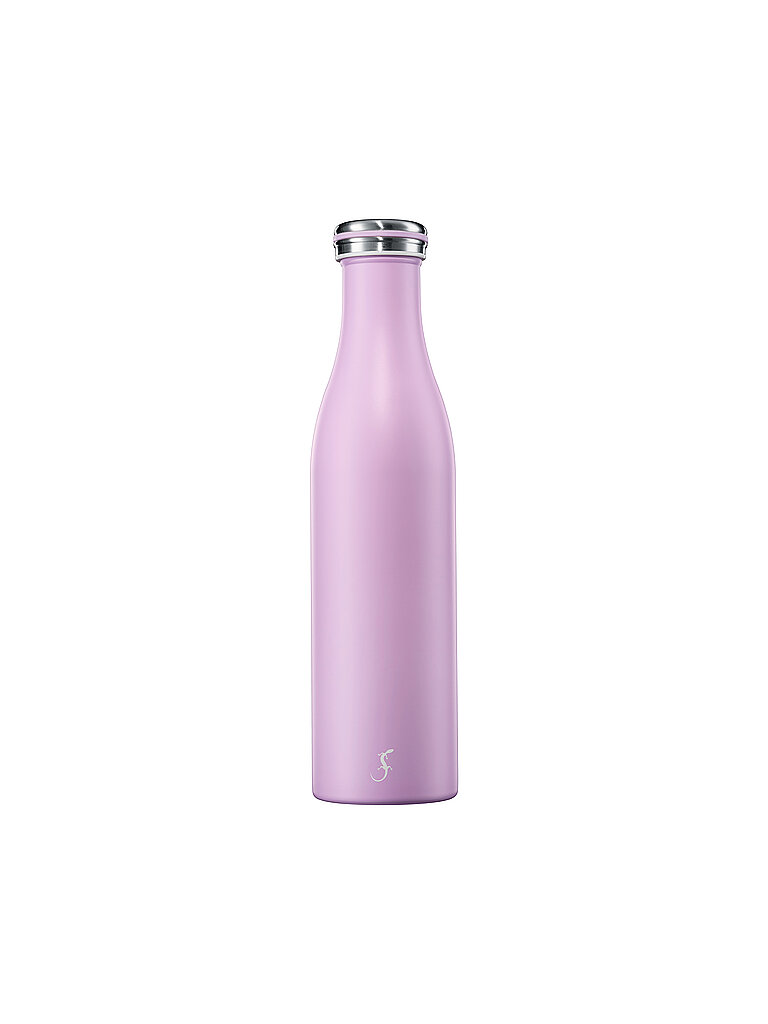 LURCH Isolierflasche aus Edelstahl 0,75 l Flieder rosa