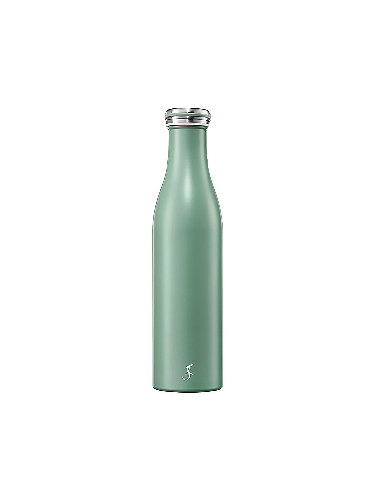 LURCH Isolierflasche aus Edelstahl 0,75 l Dark-Salvia mint