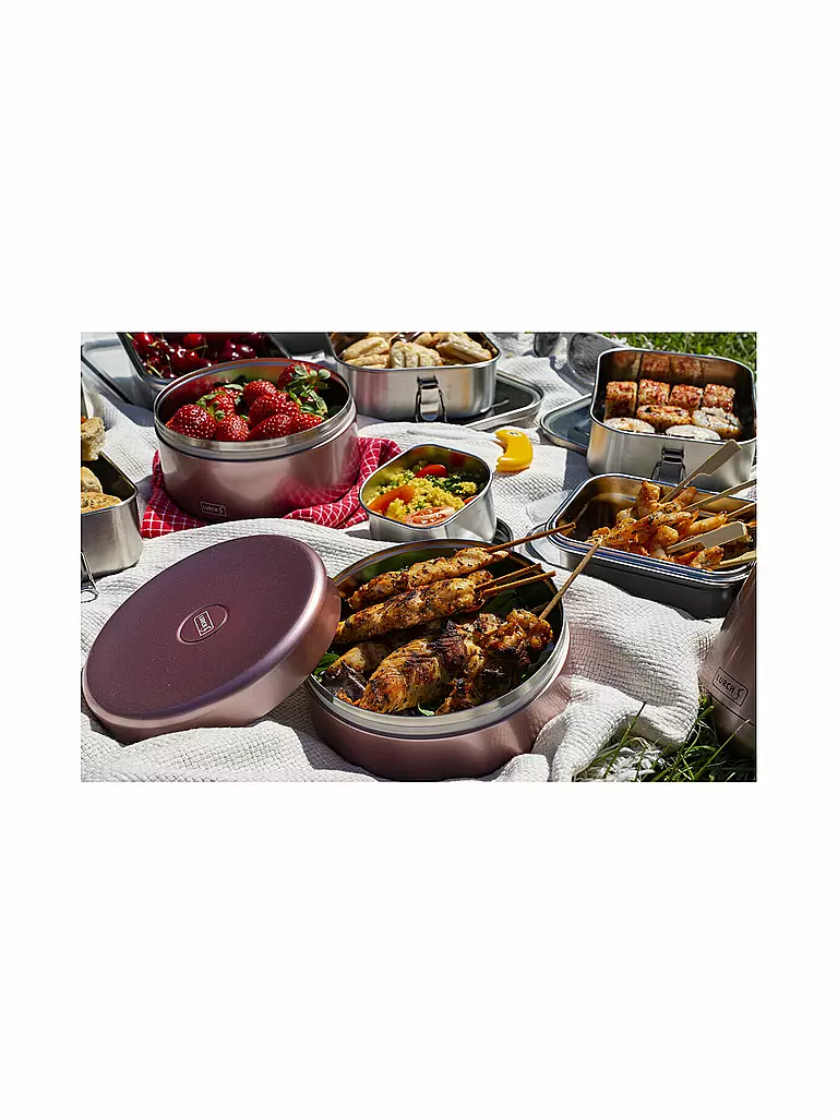 LURCH | Iso-Pot 2.0 Edelstahl 0,5l Rose Metallic | grau