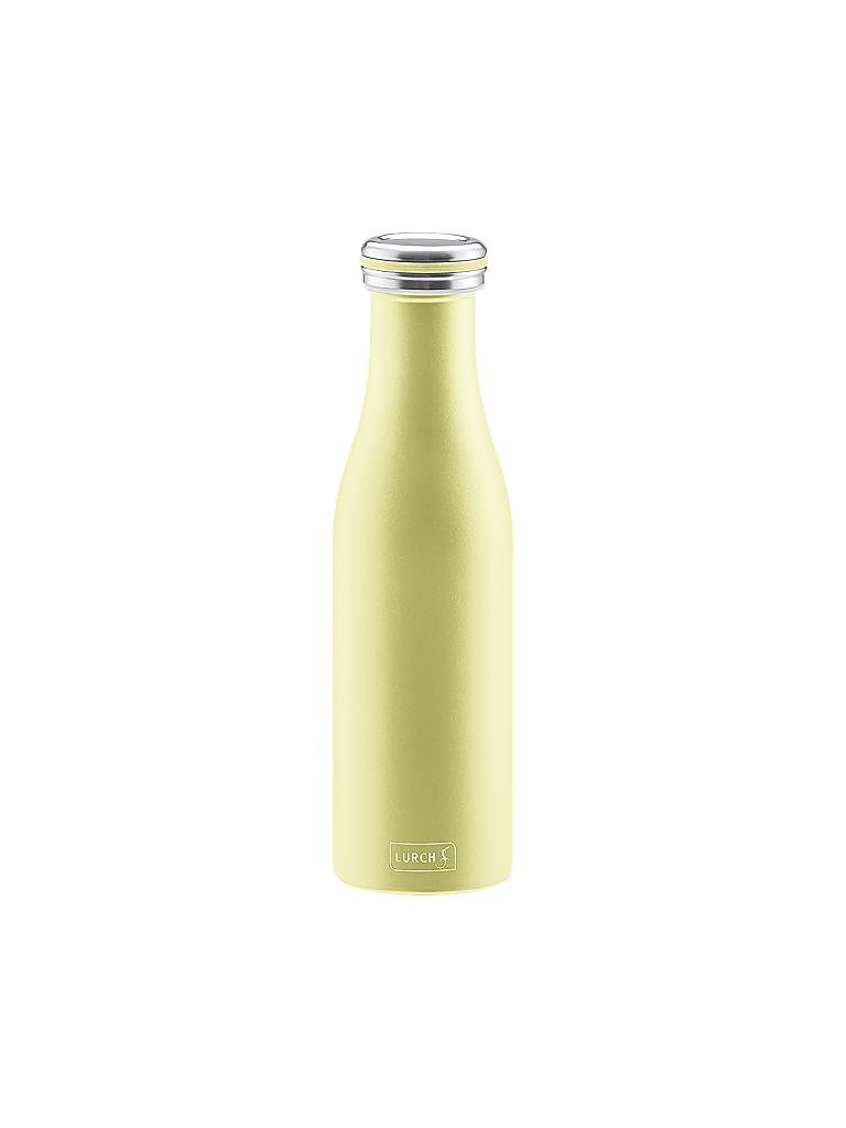 LURCH | Isolier-Flasche Edelstahl 0,5l pearl yellow | gelb