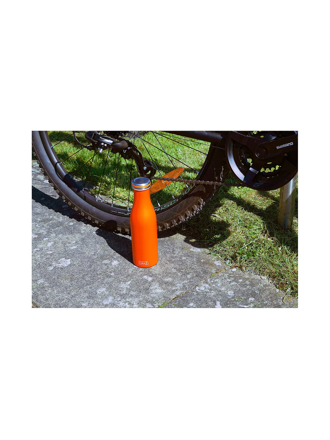 LURCH | Isolierflasche - Thermosflasche Edelstahl 0,5l  Orange | orange