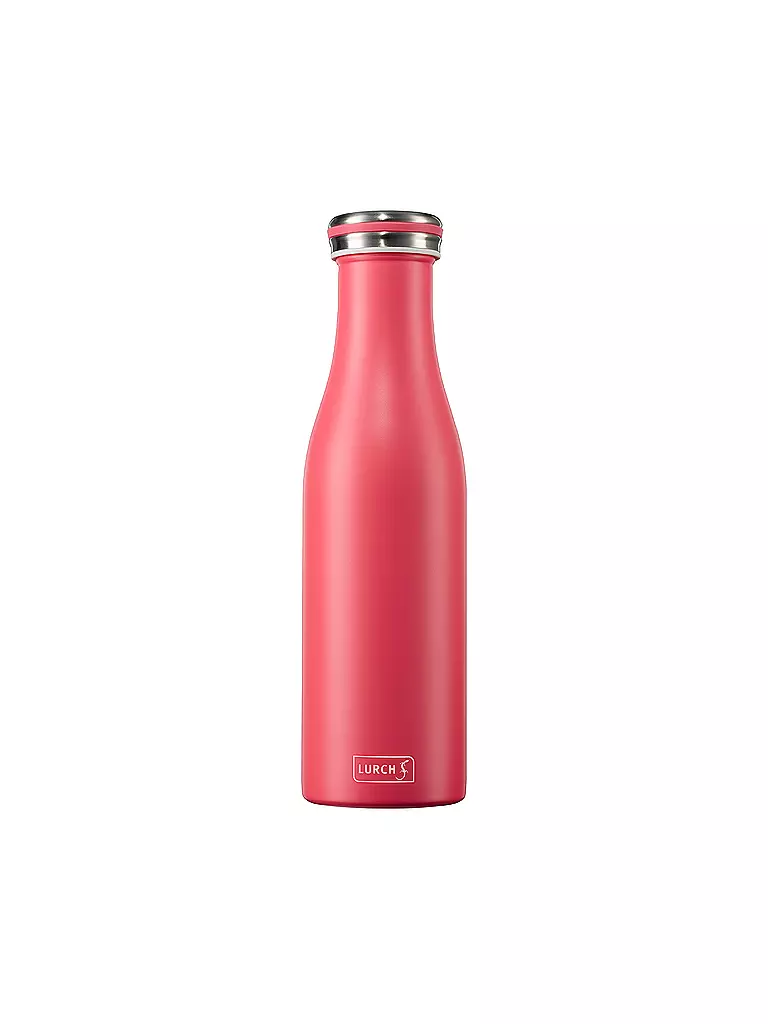 LURCH | Isolierflasche - Thermosflasche Edelstahl 0,5l Pink | pink