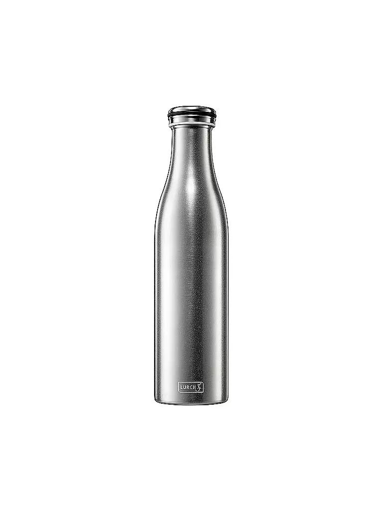 LURCH | Isolierflasche - Thermosflasche Edelstahl 0,75l  | silber