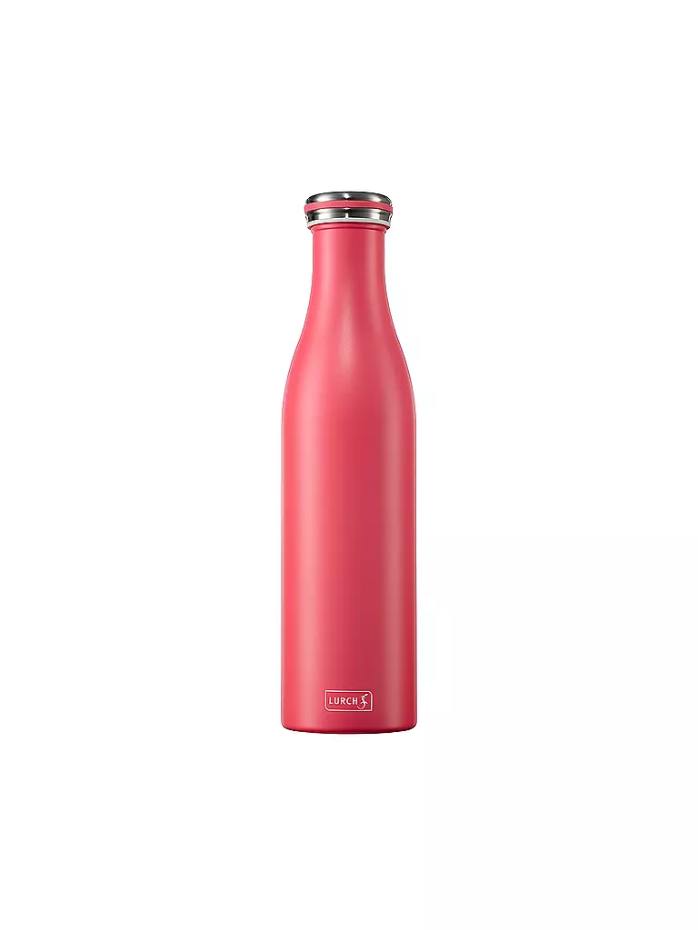LURCH | Isolierflasche - Thermosflasche Edelstahl 0,75l Anthrazit-Met. | pink