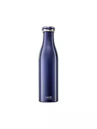 LURCH | Isolierflasche - Thermosflasche Edelstahl 0,75l Anthrazit Metallic | dunkelblau