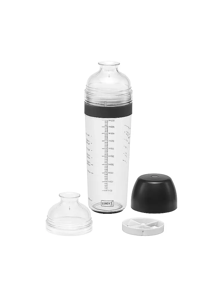 LURCH | Teigshaker 0,5l iron grey | transparent