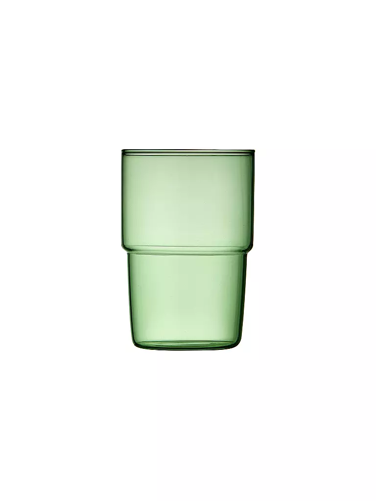 LYNG BY GLAS | Trinkglas 2er Set TORINO 40 cl Gruen | blau