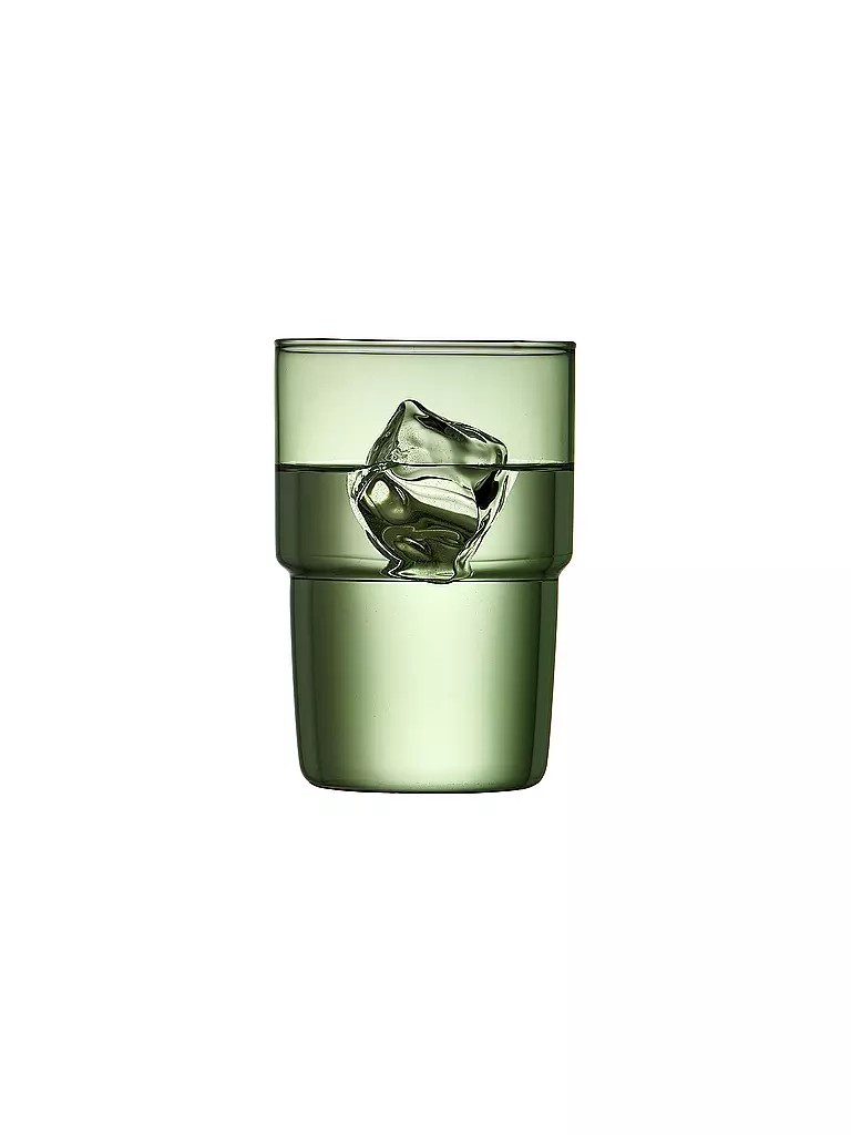 LYNG BY GLAS | Trinkglas 2er Set TORINO 40 cl Gruen | blau