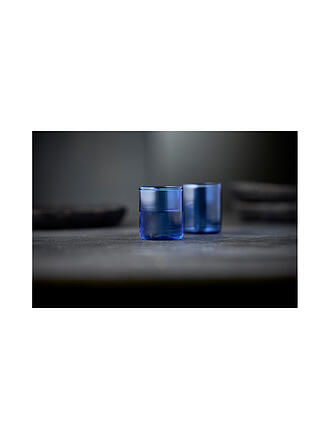 LYNGBY GLAS | Schnapsglas 2er Set TORINO 6cl Blau  