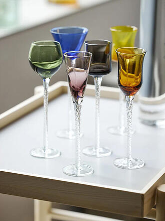 LYNGBY GLAS | Schnapsglas Set 6tlg. LONDON 18cm bunt