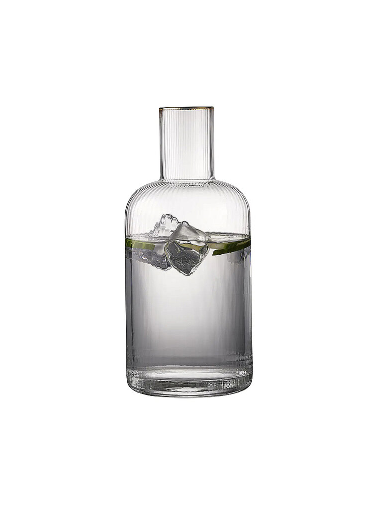 LYNGBY GLAS Karaffee mit Goldkante 1,5l PALERMO