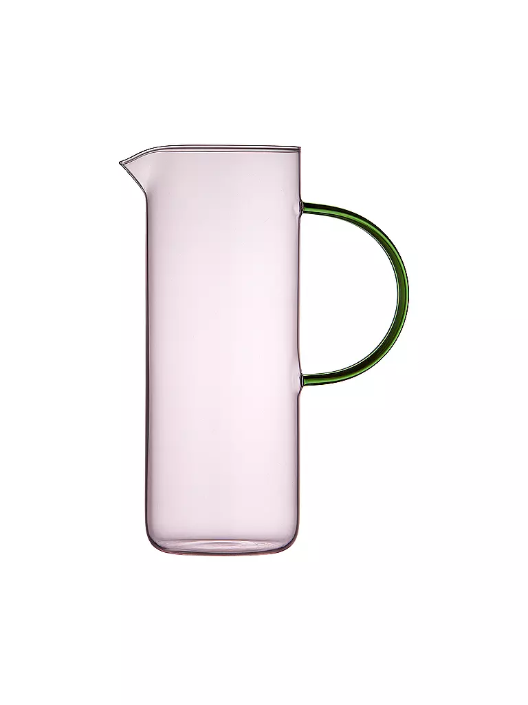 LYNGBY GLAS | Glaskrug TORINO 1,1l Pink/ Blau  | rosa