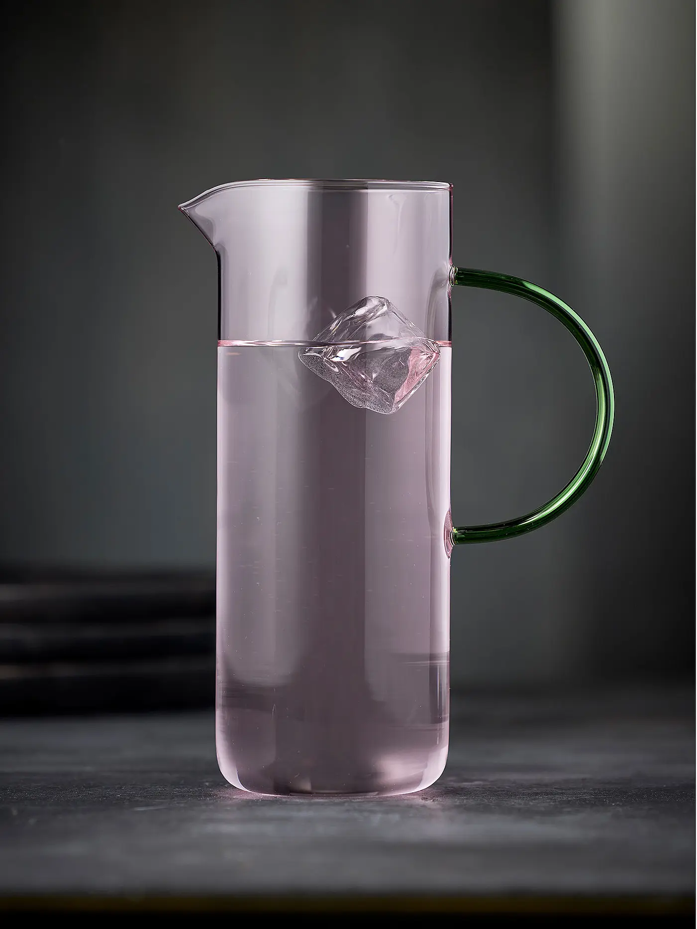 LYNGBY GLAS | Glaskrug TORINO 1,1l Pink/ Blau  | rosa