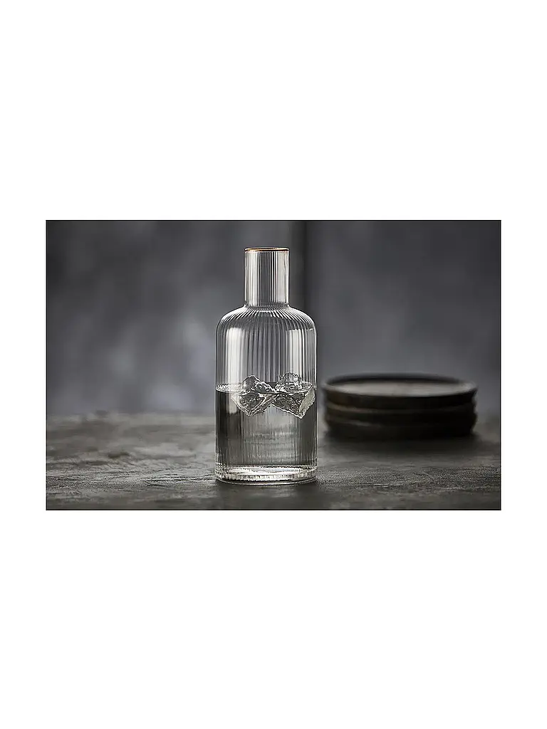 LYNGBY GLAS | Karaffee mit Goldkante 1,5l PALERMO | 