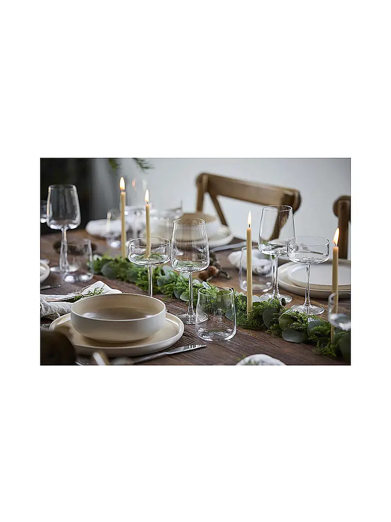 LYNGBY GLAS | Rotweinglas Set 4tlg. ZERO 54cl | Transparent