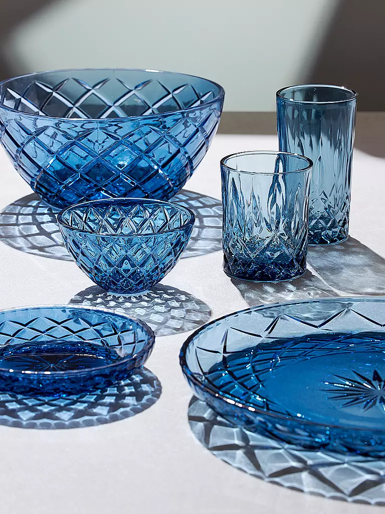 LYNGBY GLAS | Schüssel 24cm SORRENTO Blau | grün