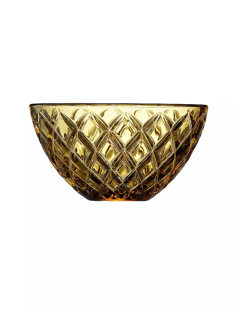 LYNGBY GLAS | Schale 4tlg. 12cm SORRENTO Amber | grün