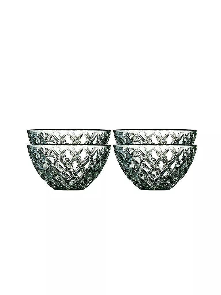 LYNGBY GLAS | Schale 4tlg. 12cm SORRENTO Grün | grün