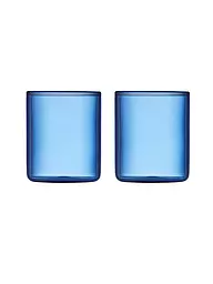 LYNGBY GLAS | Schnapsglas 2er Set TORINO 6cl Blau   | blau
