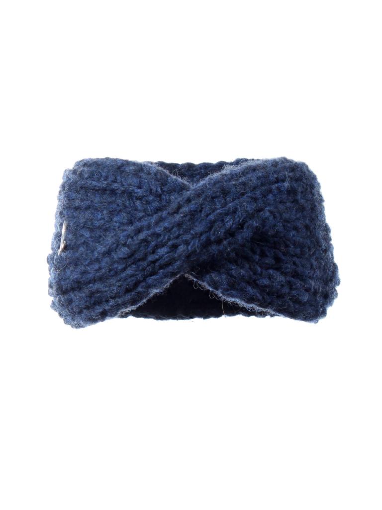 MÜHLBAUER | Stirnband Schurwolle Soft | blau