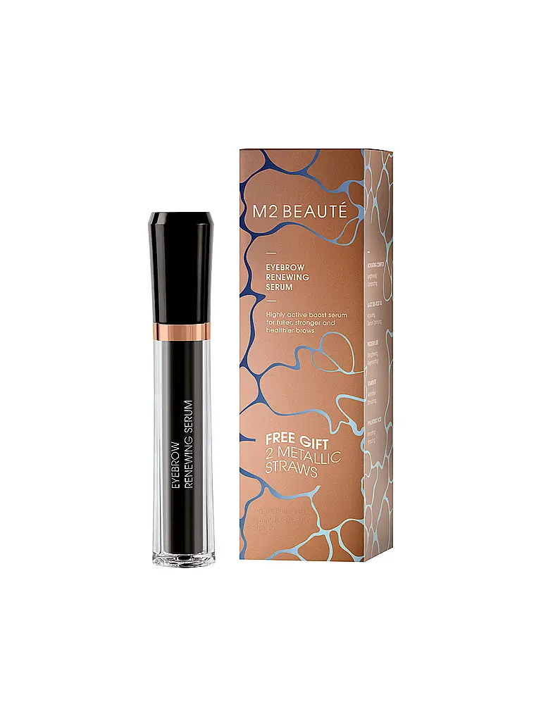 M2 BEAUTÉ | EYEBROW RENEWING SERUM Summer Edition 4ml | transparent
