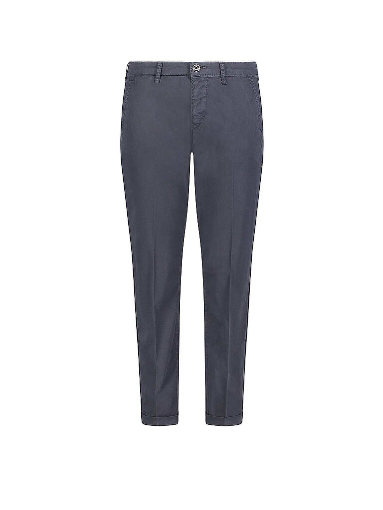 MCA Damen Chino Turn Up Straight Jeans, per Pack Blau (Dark Blue PPT 198R), W34 (Herstellergröße: 34/Ol)