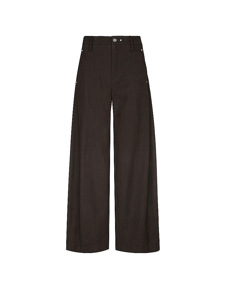 MAC Hose in Lederoptik NEW ORLEANS braun | 32
