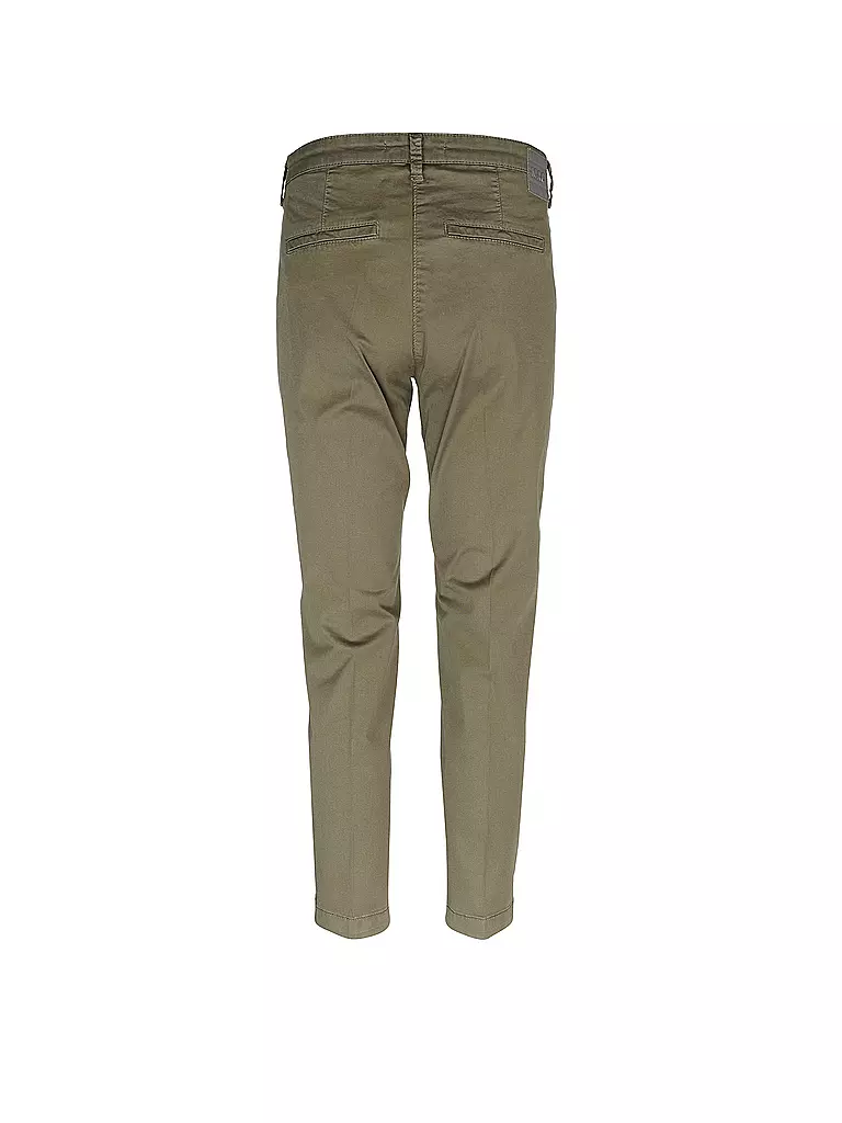 MAC | Chino 7/8 TURN UP | olive