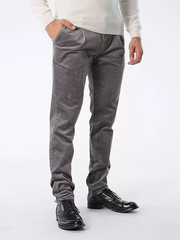 MAC | Cordhose 7/8 ALEX CORD | hellgrau