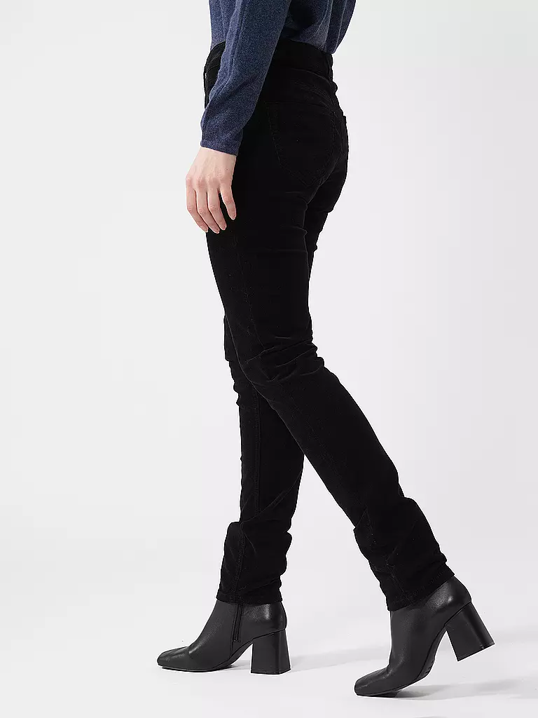 MAC | Cordhose Slim Fit | schwarz