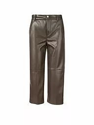 MAC | Culotte in Lederoptik " Chiara "  | braun